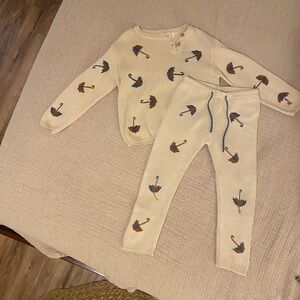 Fin & Vince Umbrella Set Pants Top 4/5 Organic Cotton